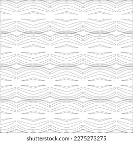 Simple curved line design.Abstract geometric black and white pattern for web page, textures, card, poster, fabric, textile.dot patterns.