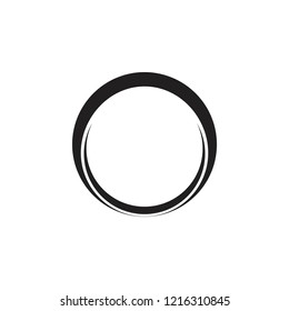 simple curves geometric frame logo