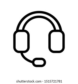 Simple customer service icon vector illustration