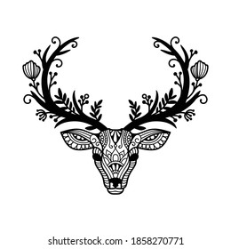 Simple cut file Deer antler decorations