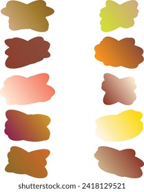 Ein einfach ausgeschnittenes, transparentes Gradientenwolkendesign-Element-Paket.