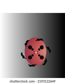 Simple and cute abstract art