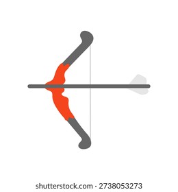 Simple cute archery bow illustration