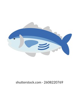 Simple cute bonito illustration material
