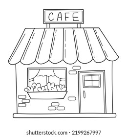 2,603 Door cafe drawing Images, Stock Photos & Vectors | Shutterstock