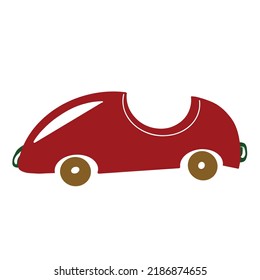 Simple Cute Car Racing Side View