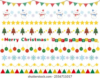 Simple and cute Christmas line set