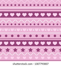 Simple cute colored seamless pattern