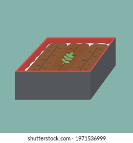 Simple And Cute Eel Bowl Illustration, Flat Design