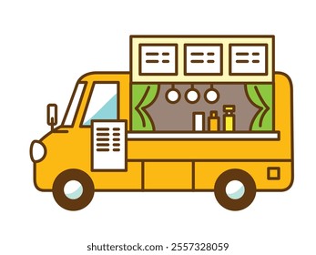 Simple and cute food truck