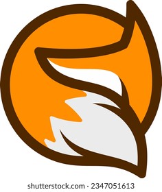 Simple Cute Fox Logo Design