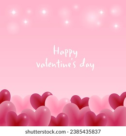 
Material de fondo del corazón simple y lindo