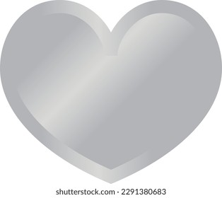 Simple and cute heart illustration