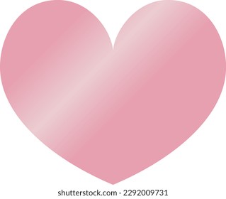 Simple and cute heart illustration