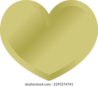 Simple and cute heart illustration