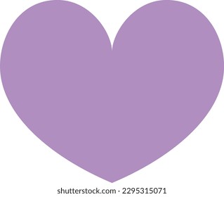 Simple and cute heart illustration