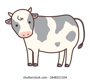 Simple Cow Vector のイラスト素材 画像 ベクター画像 Shutterstock