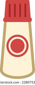 Simple and cute illustration of liquid glue