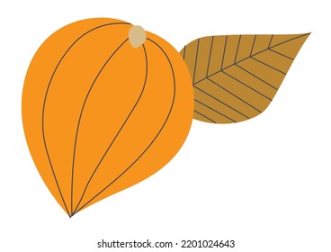 Es ist eine einfache und süße Illustration mit Magnolien.