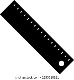Simple and cute illustrations of rulers and rulers