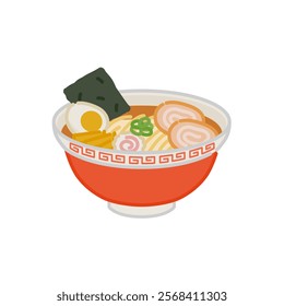 Simple and cute Japanese food icon: Ramen