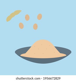 Simple and Cute Kinako Illustration