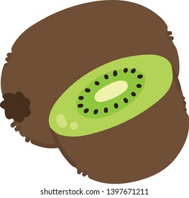 Simple and cute kiwi fruits