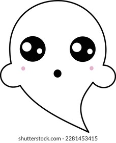 Simple cute little ghost