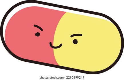 Simple and cute medicine character