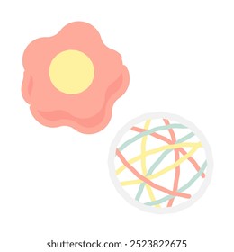 Simple cute namafu illustration material