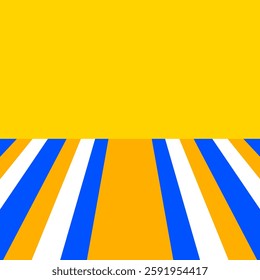 Simple, cute orange and blue background image