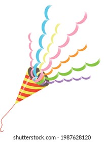 Simple and cute party popper