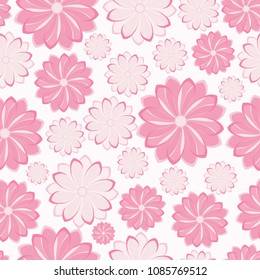 Simple cute pattern in abstract flowers. Ditsy print. Floral seamless background. Fashion prints