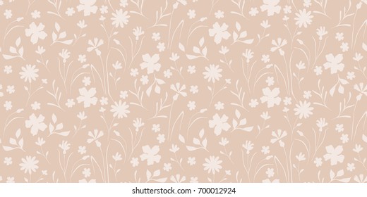 Simple cute pattern in small flowers. Floral seamless texture for textile, wallpapers, wrapping, paper.