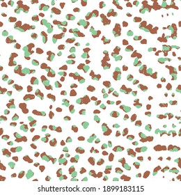 Simple cute pattern in small leopard animal print  . Liberty style. Tie dye  seamless background for textile or book covers, manufacturing, wallpapers, print, gift wrap and scrapbooking.