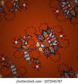 Simple cute pattern in small-scale flowers. Floral seamless background for textile or book covers, manufacturing, wallpapers, print, gift wrap and scrapbooking. Vector illustration.