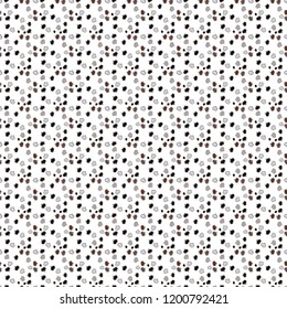 Simple cute pattern in small-scale flowers. Floral seamless background for textile or book covers, manufacturing, wallpapers, print, gift wrap and scrapbooking. Vector illustration.
