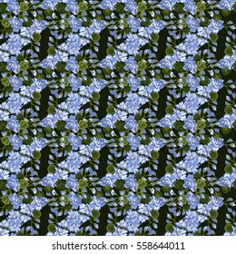 Simple cute pattern in small-scale flowers. High-coverage millefleurs. Country style. Floral seamless background for textile, covers, manufacturing, wallpapers, print, gift wrap and scrapbooking.