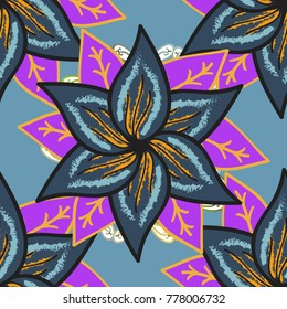 Simple cute pattern in small-scale flowers. Floral seamless background for textile or book covers, manufacturing, wallpapers, print, gift wrap and scrapbooking. Vector illustration.