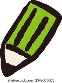 Einfache und süße Bleistiftgrafik