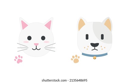Simple Cute Pet Cat Dog 