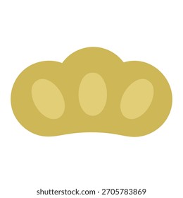 Material lindo simple de la ilustración del pino