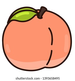 Simple and cute pink peach