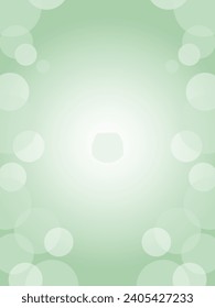 Simple and cute polka dot abstract background_green_vertical