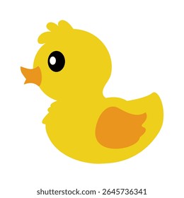 Ilustração de pato de borracha bonito simples