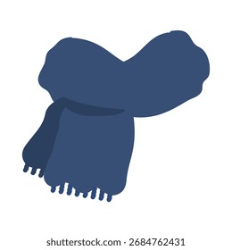 Simple cute scarf illustration material