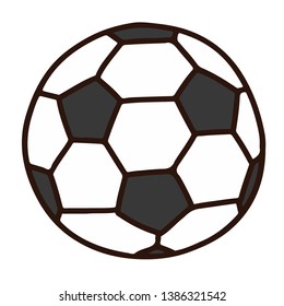 Simple and cute soccer ball