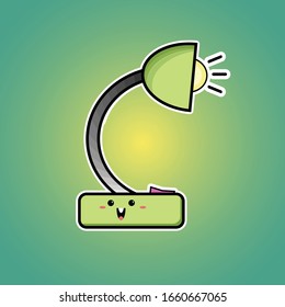 Simple cute table lamp character