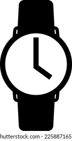 Simple and cute watch icon illustration