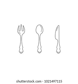 SImple Cutlery Icon